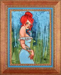 Why So Blue! by Todd White - Original Painting, Canvas on Board sized 17x24 inches. Available from Whitewall Galleries